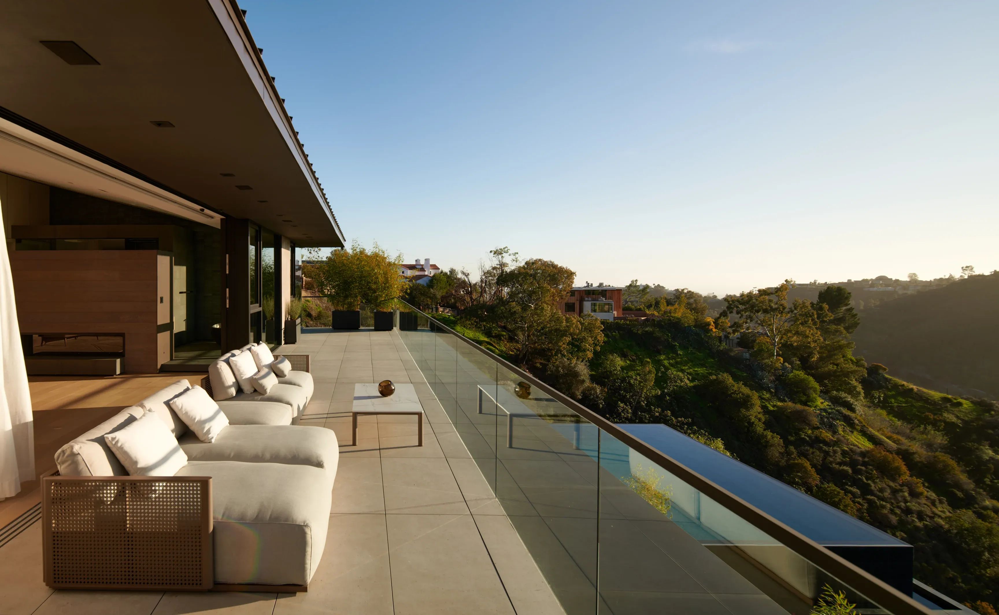 Canyon-view terrace
